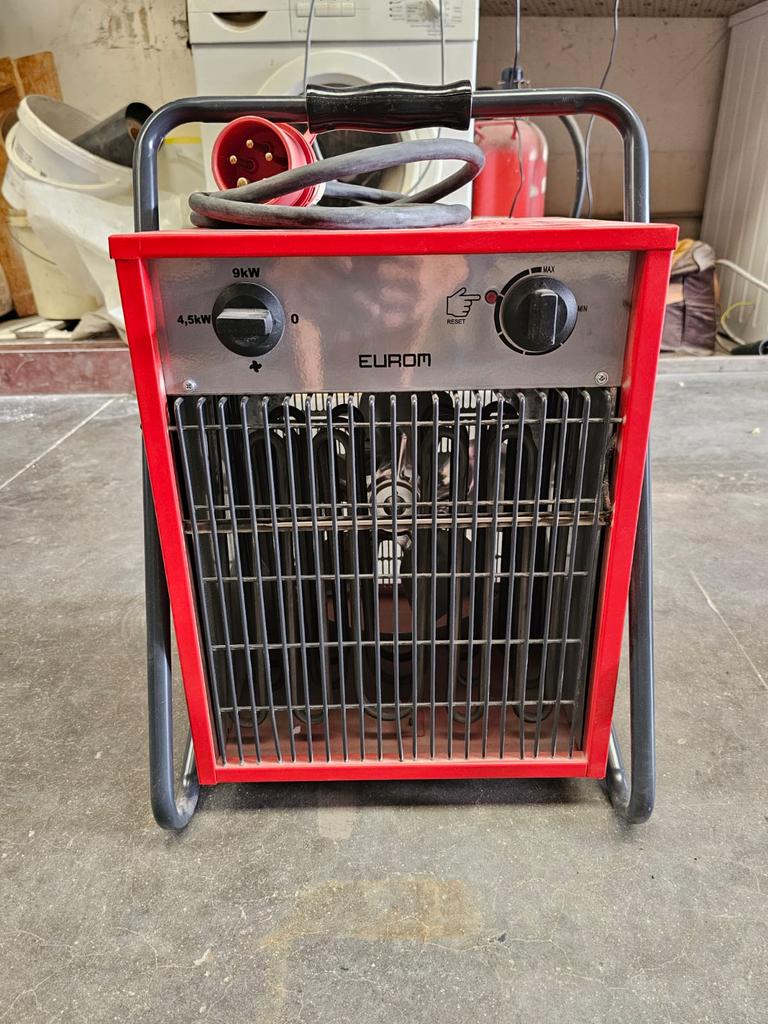 Warmelucht blazers 3 fazige 9 Kw max, Ophalen