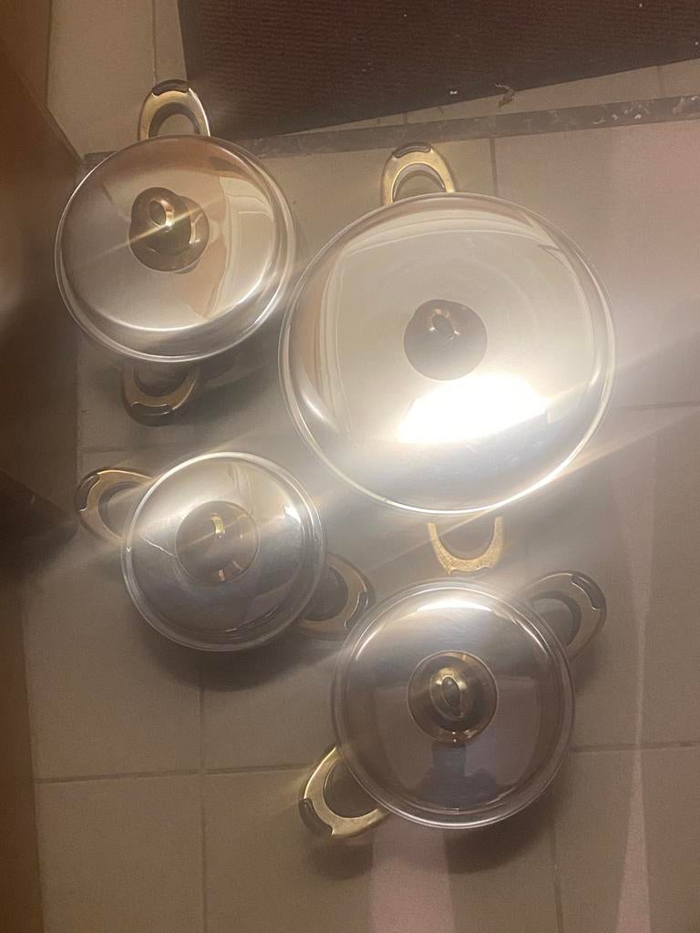 Kookpotten, Ophalen, Inox, Gebruikt, Pannenset