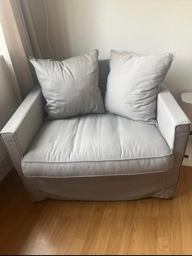 Fauteuil ikea ancien modele Ektorp, Huis en Inrichting, Zetels | Zetels en Chaises Longues, Gebruikt, Eenpersoons, Ophalen