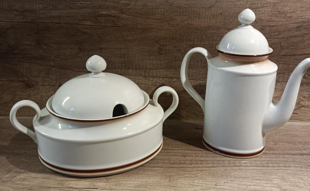 Lot de deux éléments de service Bavaria weiden, Antiek en Kunst, Antiek | Servies compleet, Ophalen of Verzenden