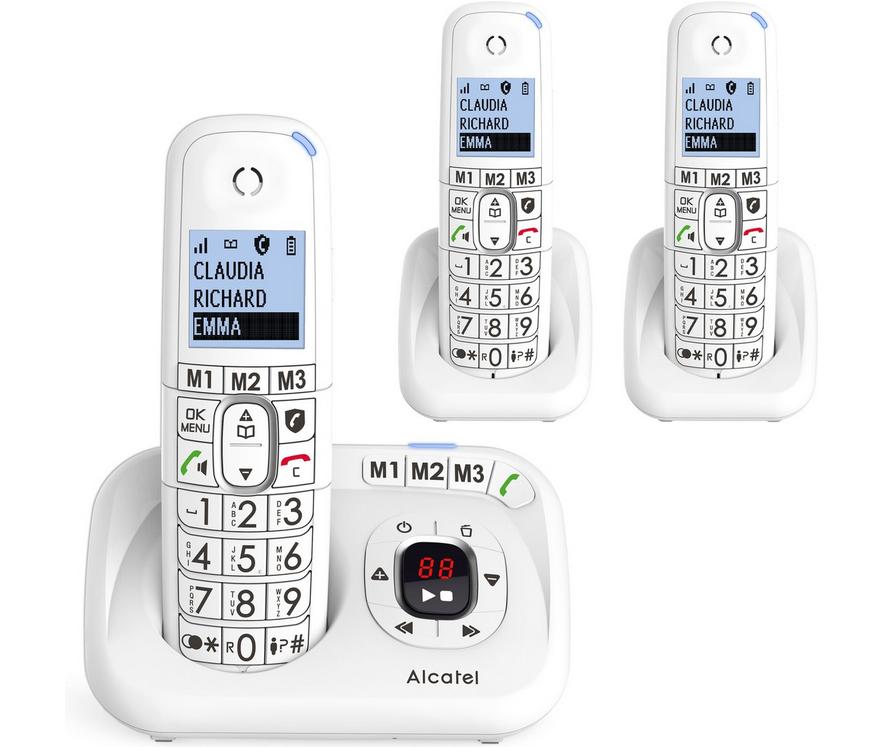 Téléphone résidentiel Alcatel XL 785 Voice Trio, Télécoms, Enlèvement, Neuf, 3 combinés