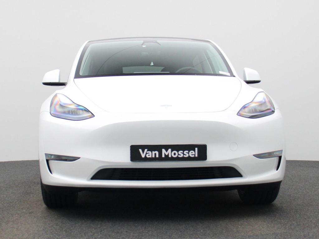 Tesla Model Y Long Range AWD 75 kWh SOH 94% | LEDER | PANORA, Auto's, Automaat, Stof, Gebruikt, Electronic Stability Program (ESP)