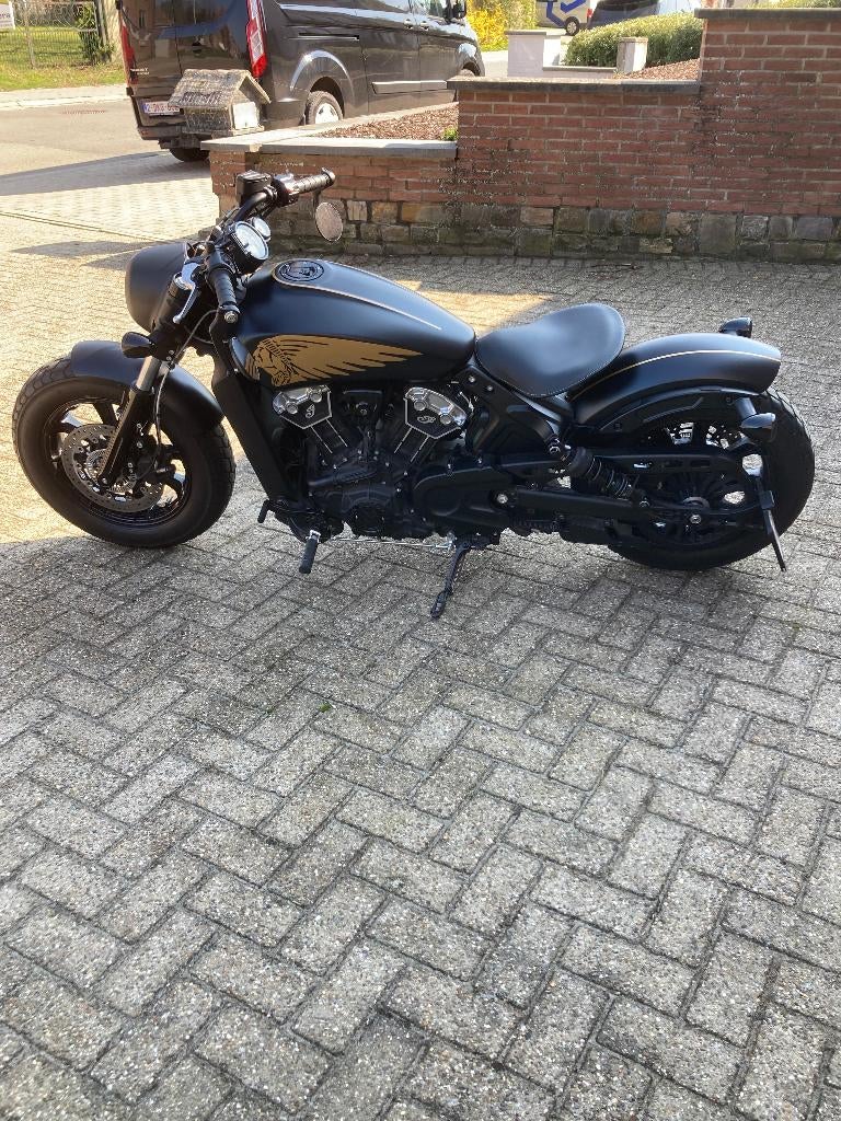 Bobber Indian Scout à vendre, Motos, Plus de 35 kW, 2 cylindres, 1133 cm³, Particulier