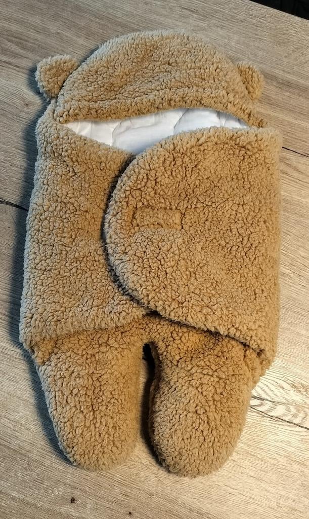Voetzak inbakerdoek Teddy warme slaapzak 0-3m, Kinderen en Baby's, Ophalen of Verzenden, Zo goed als nieuw, Slaapzak