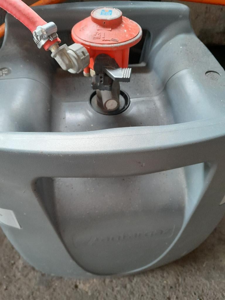 Gasfles, Ophalen, Gebruikt