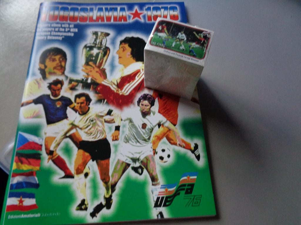 VOETBAL EURO 1976 PANINI LIKE VOLL. LOSSE set 434x, Hobby en Vrije tijd, Stickers en Plaatjes, Nieuw, Verzenden