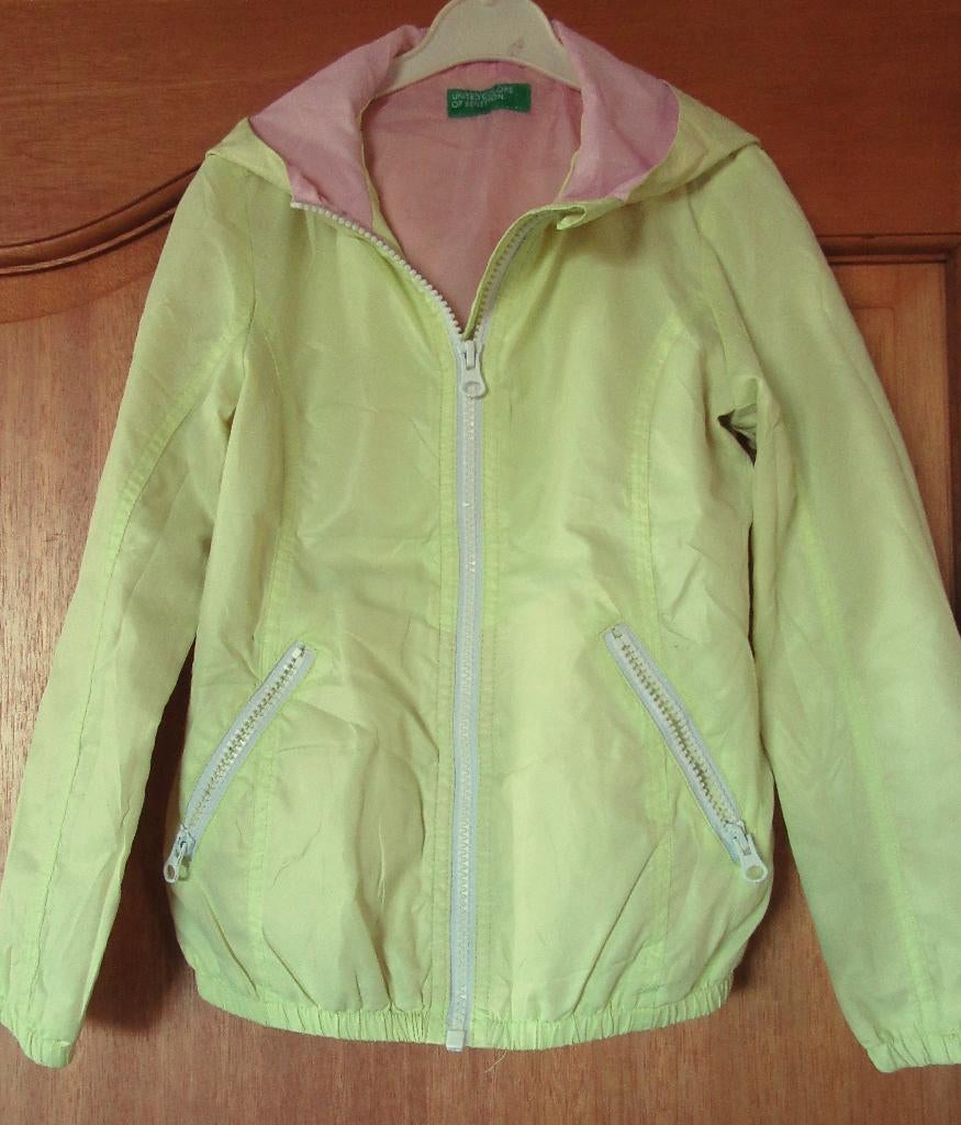 Veste coupe-vent Benetton T6ans, Garçon ou Fille, Pull ou Veste, Comme neuf, Enlèvement