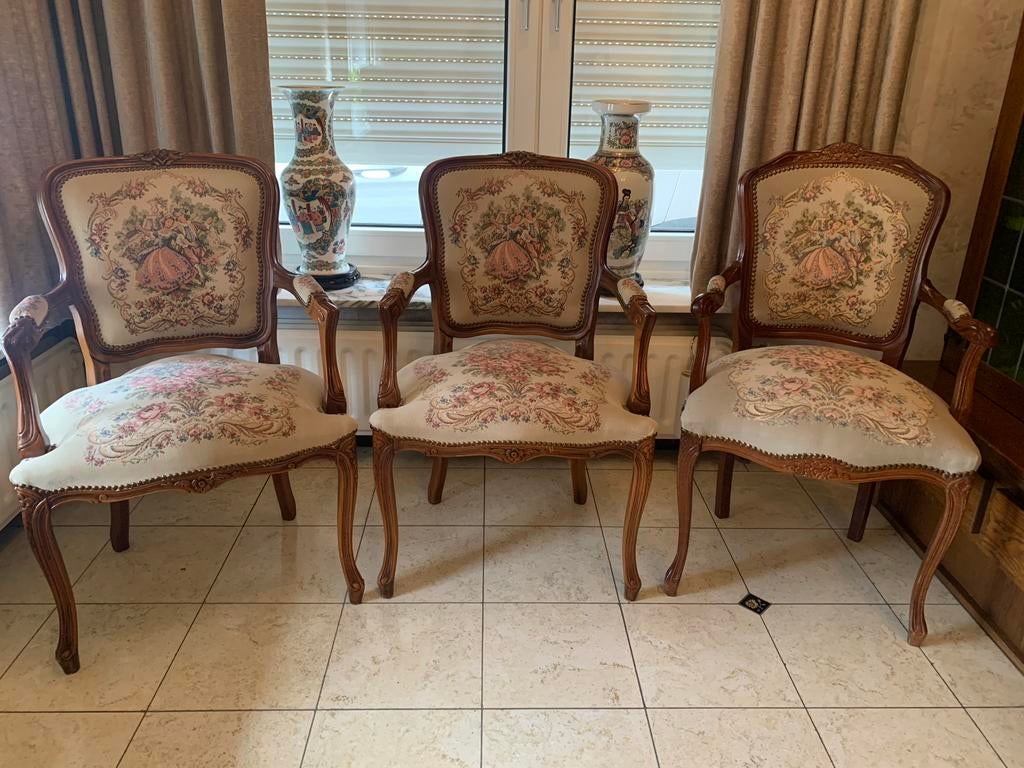 3 fauteuils, Antiquités & Art, Enlèvement