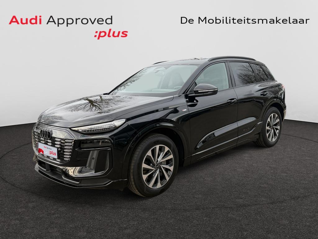 Audi Q6 e-tron Q6 e-Tron 100 kWh 55 Quattro S line, Auto's, Audi, Automaat, Overige modellen, Zwart, Elektrisch