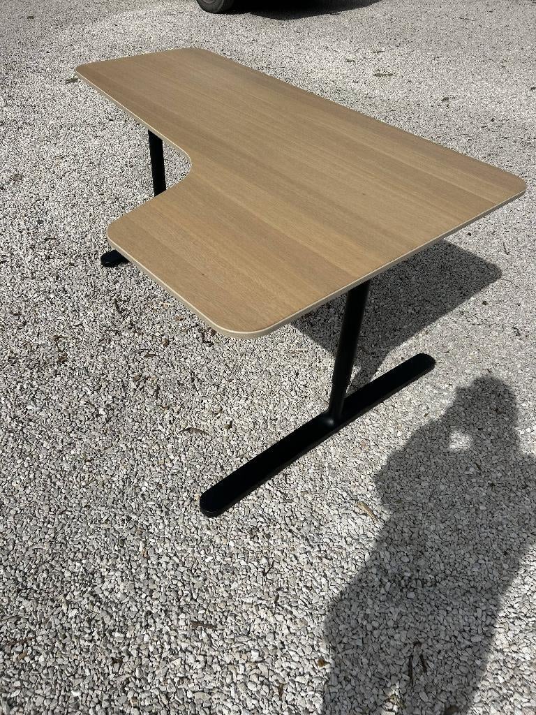 bureau, Huis en Inrichting, Ophalen, Gebruikt, Hoekbureau, Bruin