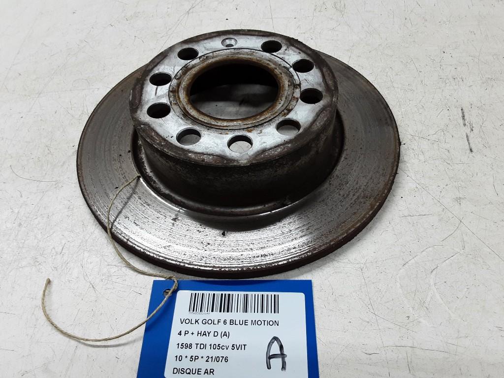 REMSCHIJF ACHTER Volkswagen Golf Plus (5M1 / 1KP), Auto-onderdelen, Remmen en Aandrijving, Volkswagen, Gebruikt