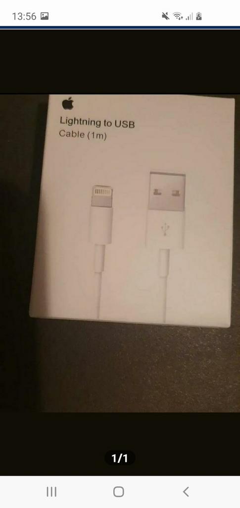 Lot câbles iphone neuf., Enlèvement