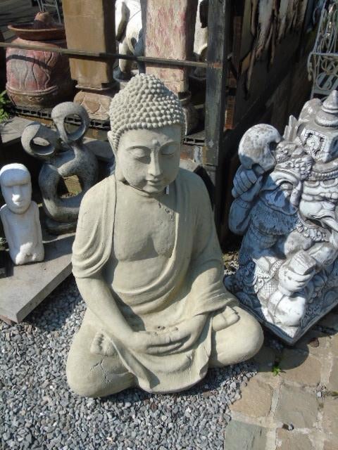 bouddha assis gros modèle en pierre super prix, Jardin & Terrasse, Statues de jardin, Neuf, Bouddha, Pierre, Enlèvement