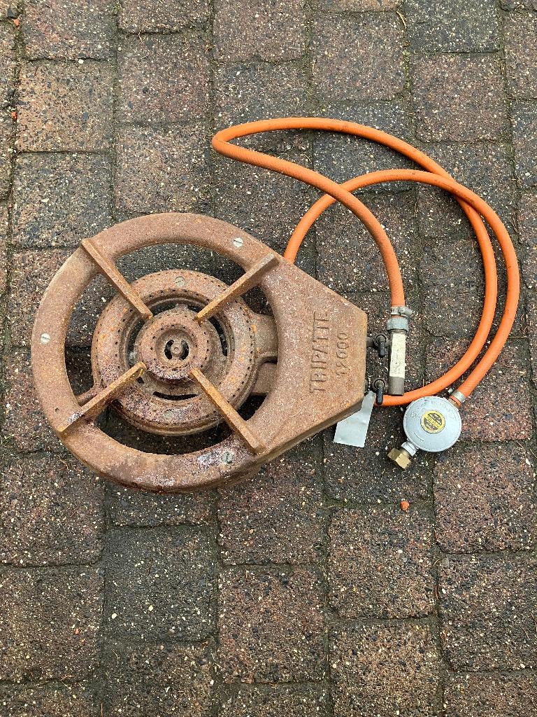 Gasbek gasbrander, Ophalen, Gebruikt