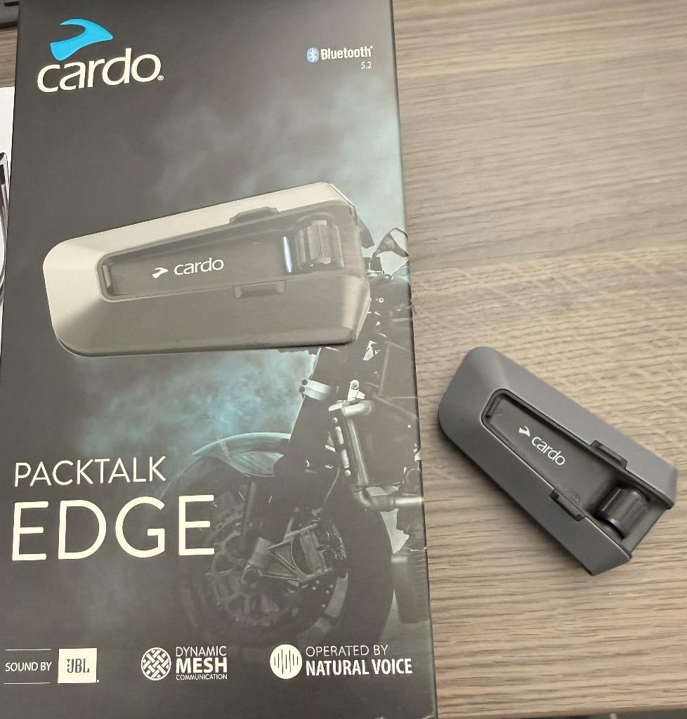 Cardo Packtalk Edge - Single, Motoren, Accessoires | Overige, Ophalen, Zo goed als nieuw