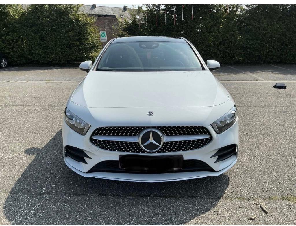 •	 Mercedes A180d AMG Line FULL OPTION – Zeer proper!, Auto's, Mercedes-Benz, 4 deurs, Wit, USB, 1500 cc