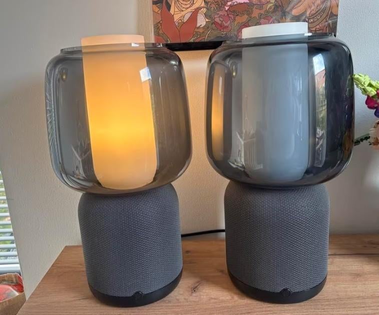 ! ! RECHERCHÉ ! - Lampe Ikea Symfonisk (noire), Envoi, Utilisé