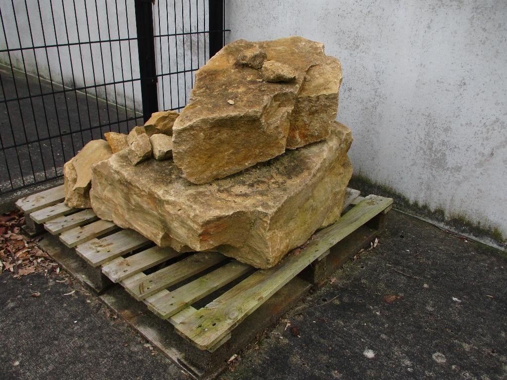 Pallet Natuursteen, Tuin en Terras, Ophalen, Gebruikt, Steen, Overige typen