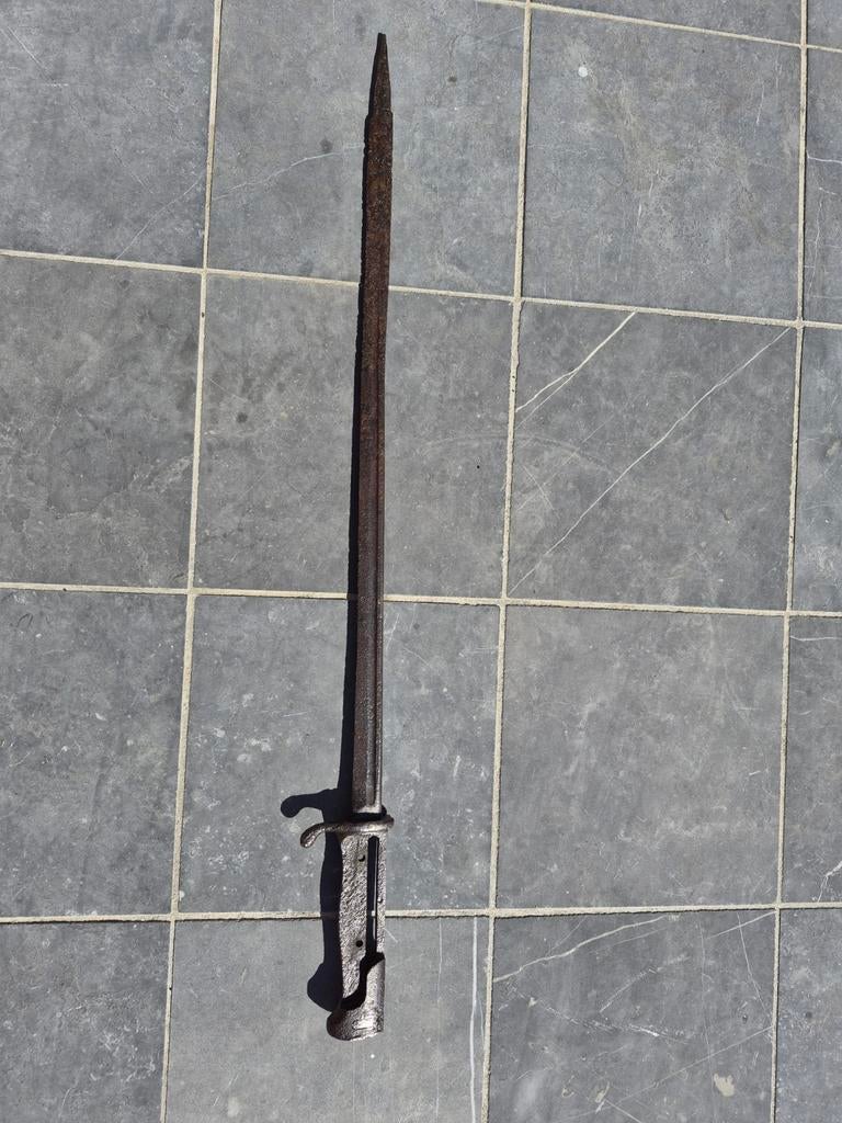 Découverte de la baïonnette allemande Wo1 S98, Collections, Enlèvement