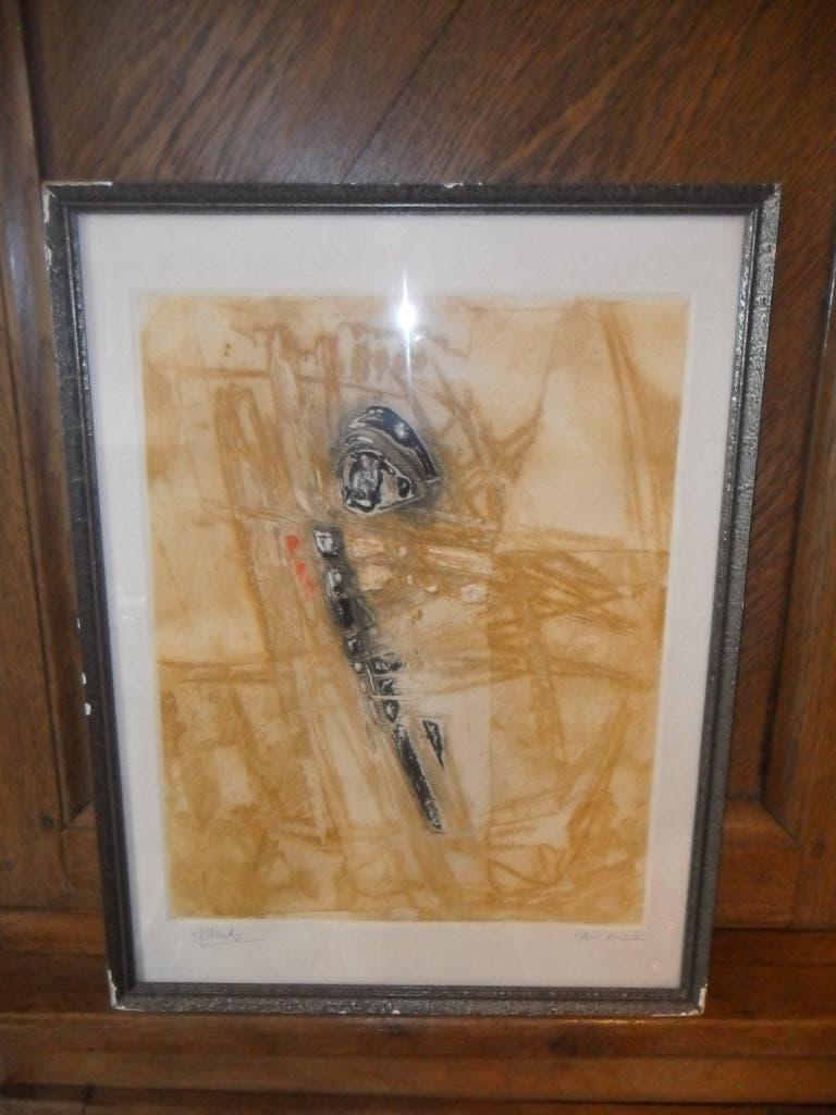 Eau forte de René Mels (Herent 1909-1977 Kraainem), Enlèvement ou Envoi, Lithographie, Signé