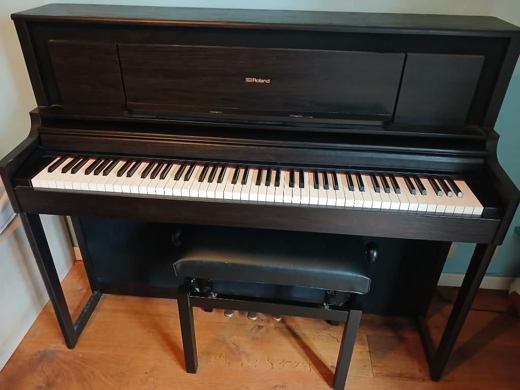 Roland LX-706-DR Rosewood bruin - nog 6 jaar in garantie, Ophalen, Bruin, Digitaal, Zo goed als nieuw