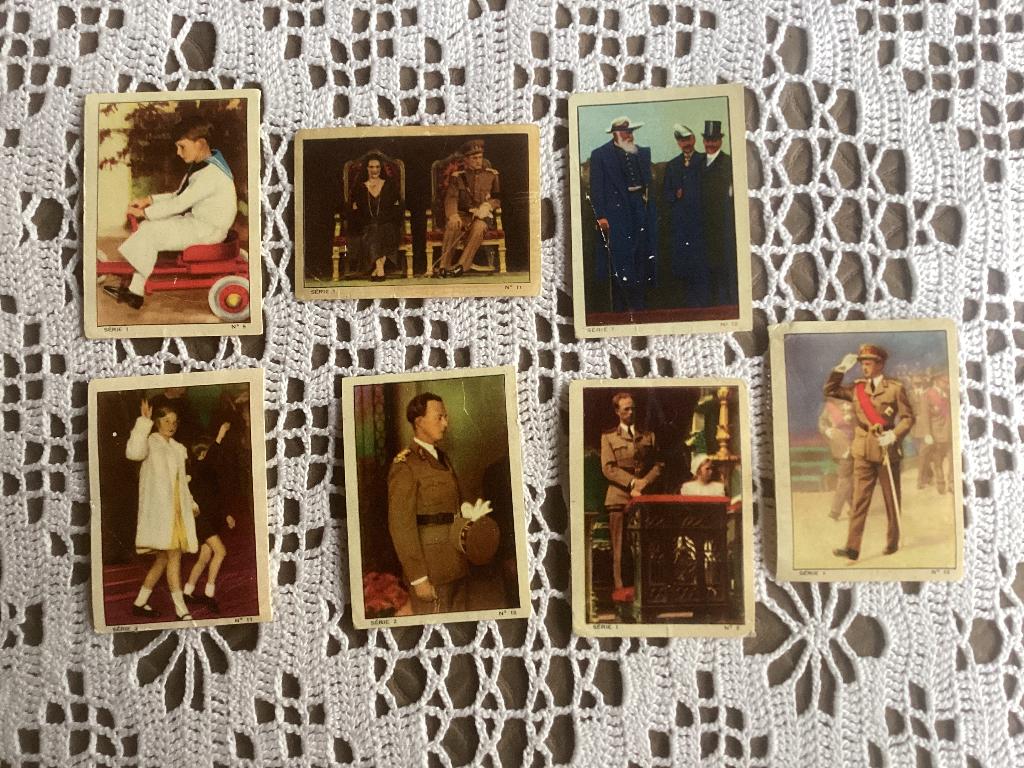 7 prenten chromos chocolat NESTLÉ Koningshuis RAAR, Verzamelen, Ophalen of Verzenden, Gebruikt