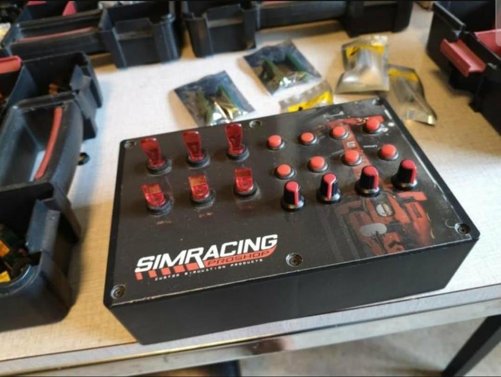 Sim racing buttonbox + 4 dozen onderdelen, Informatique & Logiciels, Joysticks, Enlèvement ou Envoi, Neuf