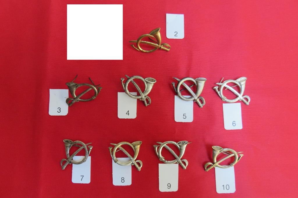 Metalen insigne Jagers te paard  - 1939, Ophalen of Verzenden, Landmacht, Embleem of Badge