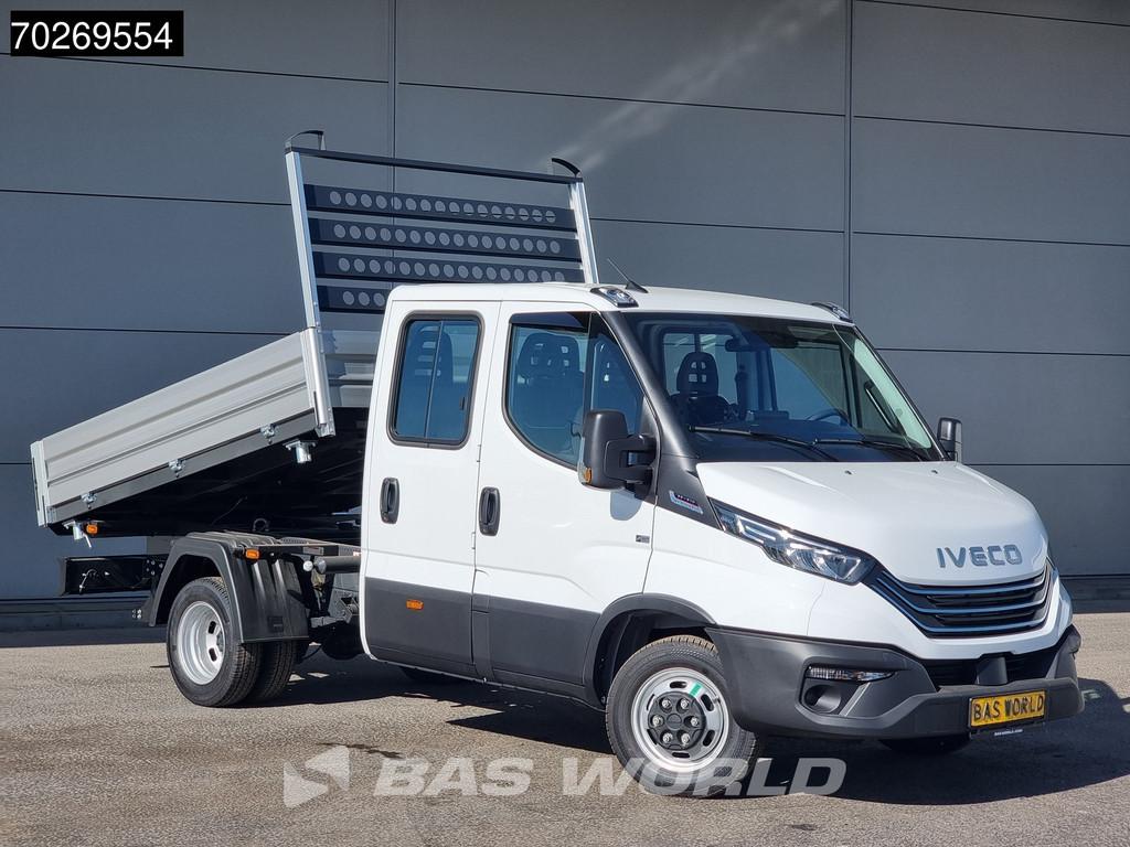 Iveco Daily 35C21 BPM VRIJ! 3 zijdige Kipper Dubbel Cabine 2, Auto's, Bestelwagens en Lichte vracht, Stof, 4 cilinders, Iveco
