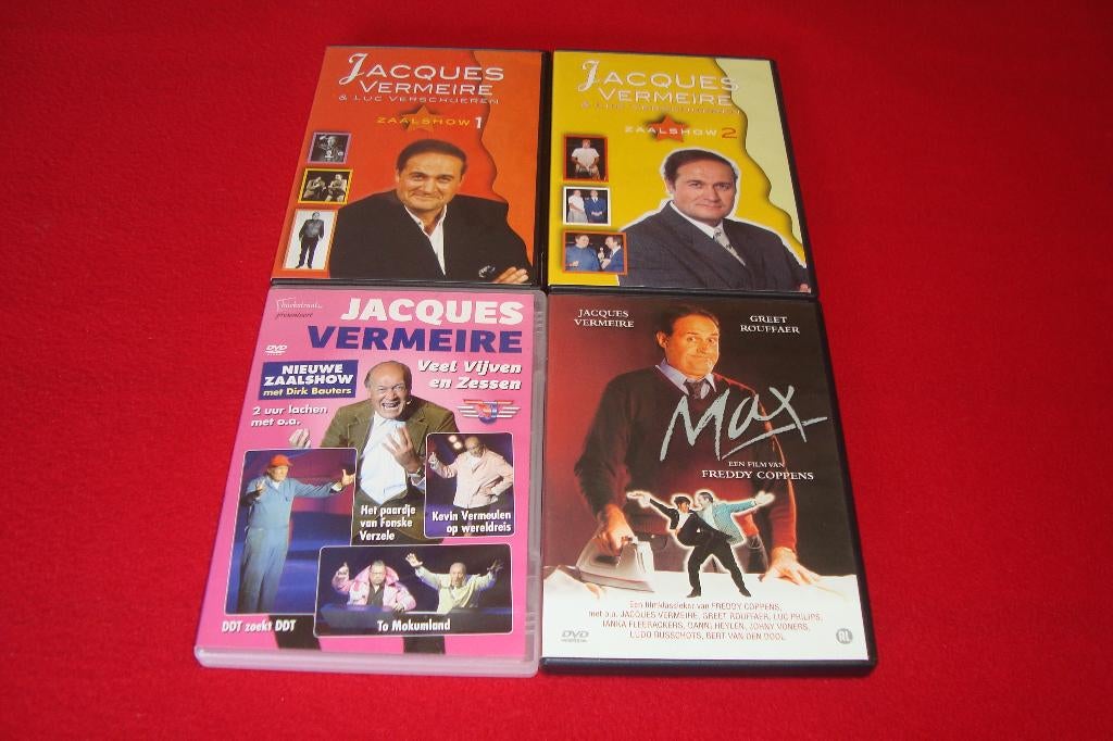 dvd's jacques vermeire, Ophalen of Verzenden, Komedie