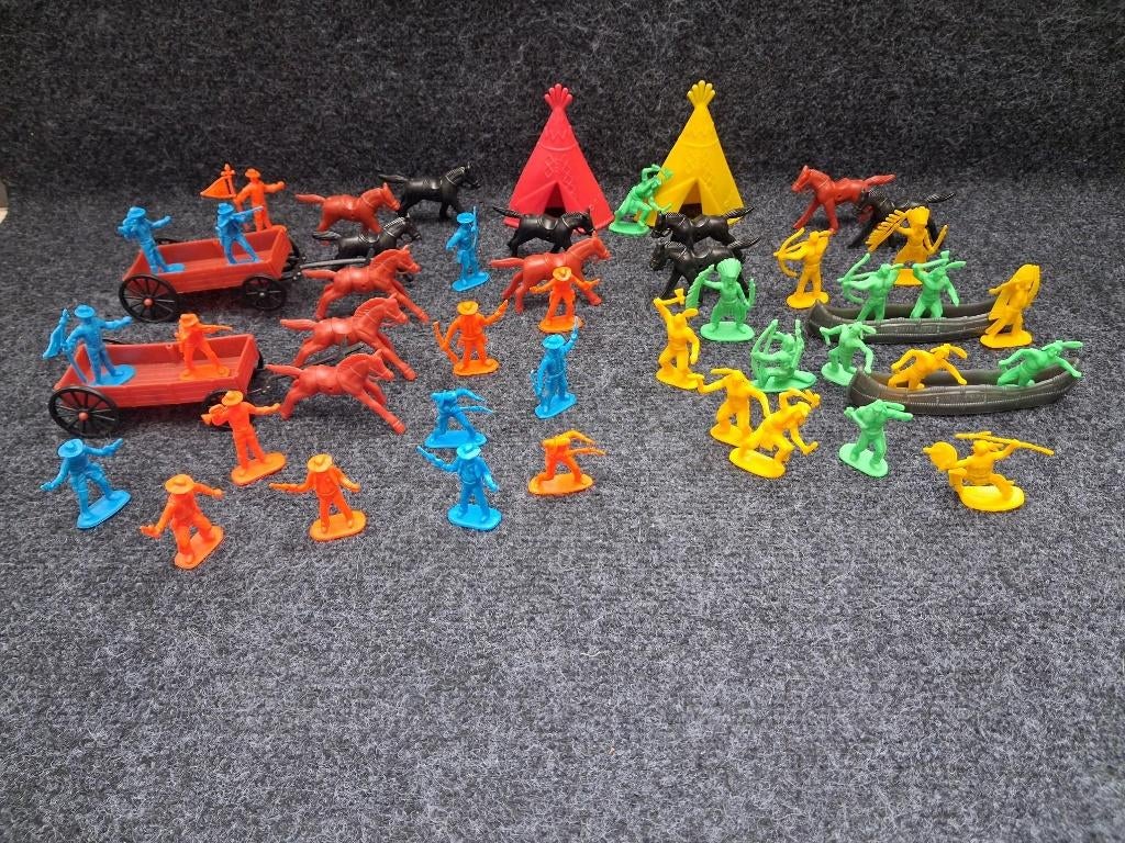 Partij western cowboys en indianen, Ophalen of Verzenden, Nieuw