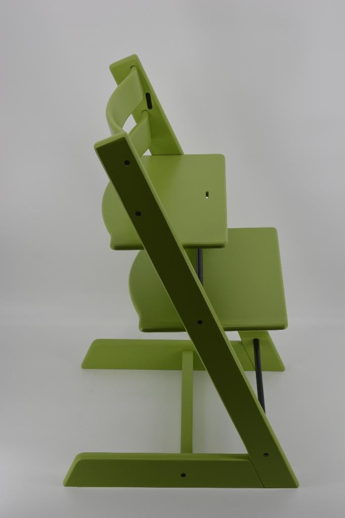 Stokke Tripp Trapp Lime Green – Refurbished model, Kinderen en Baby's, Kinderstoelen, Verzenden, Zo goed als nieuw, Meegroeistoel