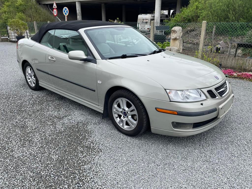 Saab 93 cabrio ‼️59.000 km’s‼️, Autos, Saab, Particulier, Essence, Blanc, Cuir, Enlèvement