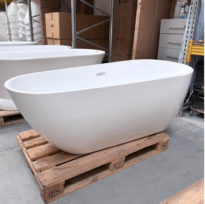 OP=OP Vrijstaand Ligbad Bad design 170/72/60 nr244, Ophalen of Verzenden, Nieuw