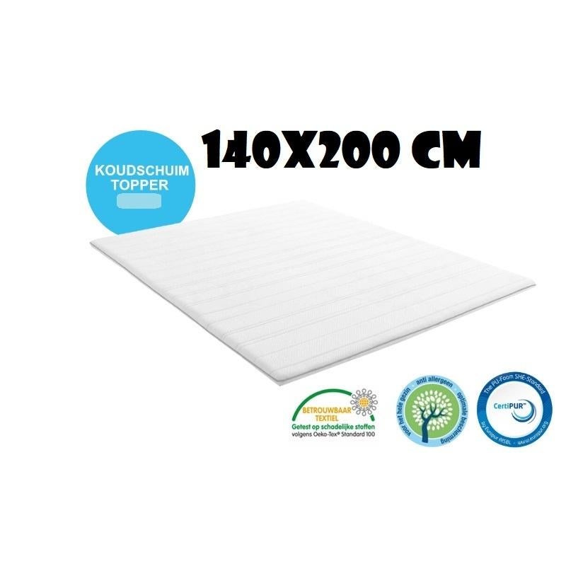 MI! Nieuw Topper Matras 140x200cm Polyetherschuim +Levering, Kinderen en Baby's, Kinderkamer | Beddengoed, Ophalen, Nieuw