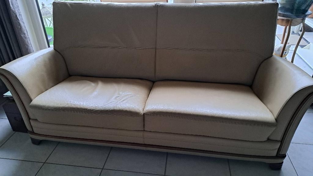 Zetel en 2 1zits, Ophalen, Gebruikt, Minder dan 75 cm, Driepersoons