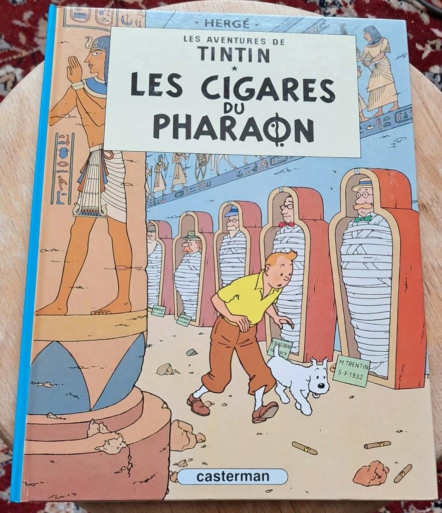 Tintin - Les Cigares du Pharaon, Livres, Enlèvement ou Envoi, Une BD, Comme neuf, Hergé