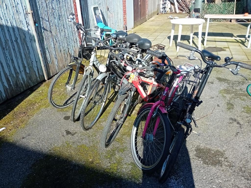 6 vélos à vendre (séparément également), Enlèvement