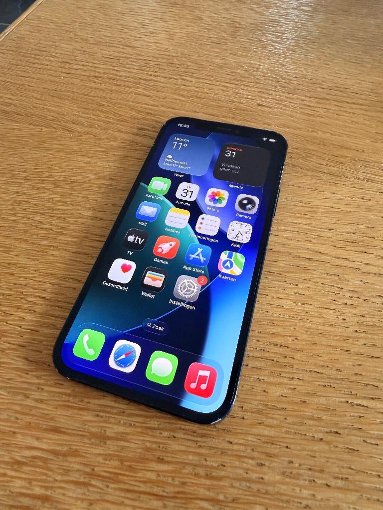 iPhone 12 64GB Zwart, Enlèvement ou Envoi, 76 %, Utilisé, Sans abonnement