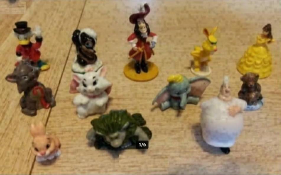 kleine figuurtjes van Disney, Plop, metalen, kinder surprise, Verzamelen, Ophalen of Verzenden, Gebruikt