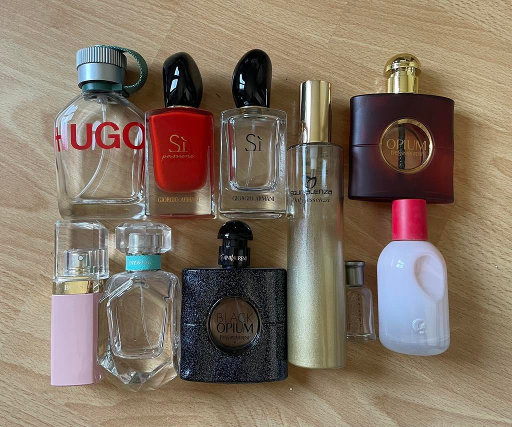 Flacons de parfum vides, Collections, Enlèvement ou Envoi, Utilisé