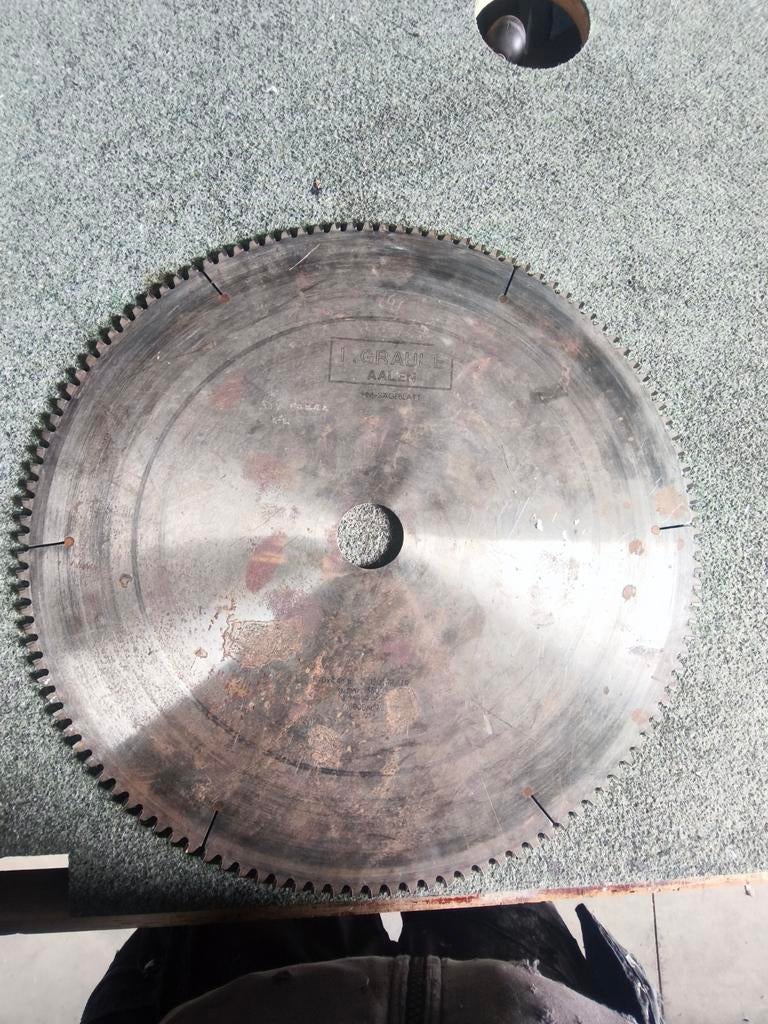 Lame de scie HM 520 mm, Enlèvement