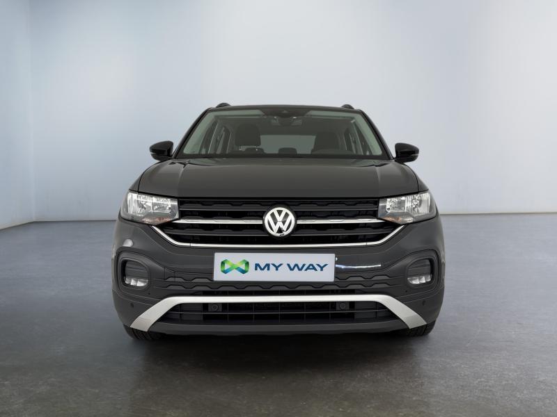 Volkswagen T-Cross 1.0 TSi 95 CV Carplay*Capteurs Av/Ar*Clim, Autos, Volkswagen, Argent ou Gris, Euro 6, Entreprise, 110 g/km