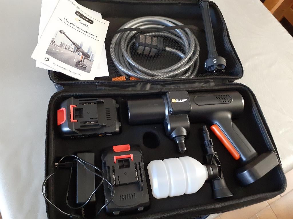 NIEUWE HOGE DRUKREINIGER OP BAT, Tuin en Terras, Ophalen, Nieuw, Accu