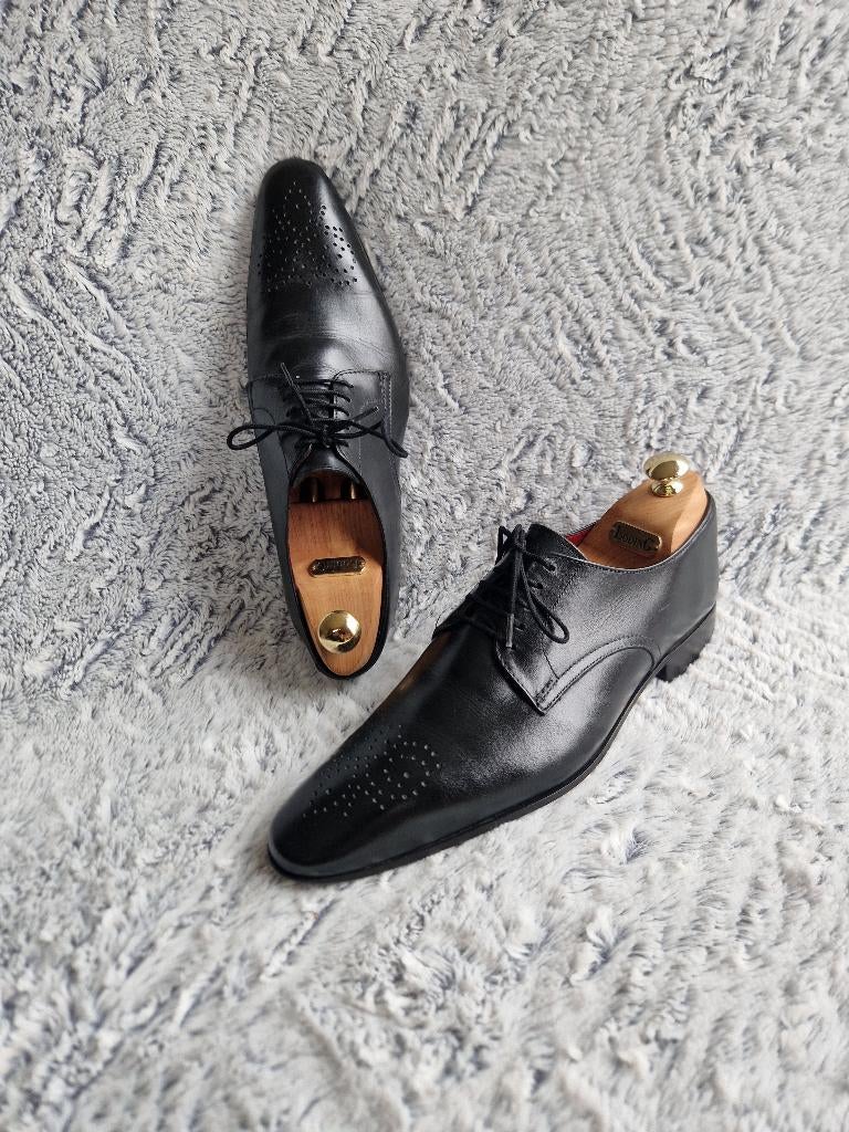 Richelieu Pascal Morabito Noir T40 – cuir lisse, Vêtements | Hommes, Pascal Morabito, Chaussures à lacets, Porté, Noir