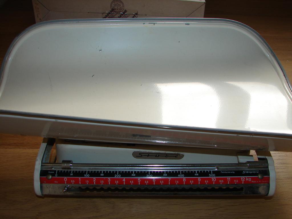 Antieke baby weegschaal Stube, Ophalen, Gebruikt, Overige typen