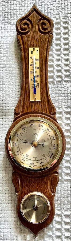 Station météo Vintage – thermomètre/baromètre/hygromètre, Enlèvement ou Envoi, Comme neuf, Station météo