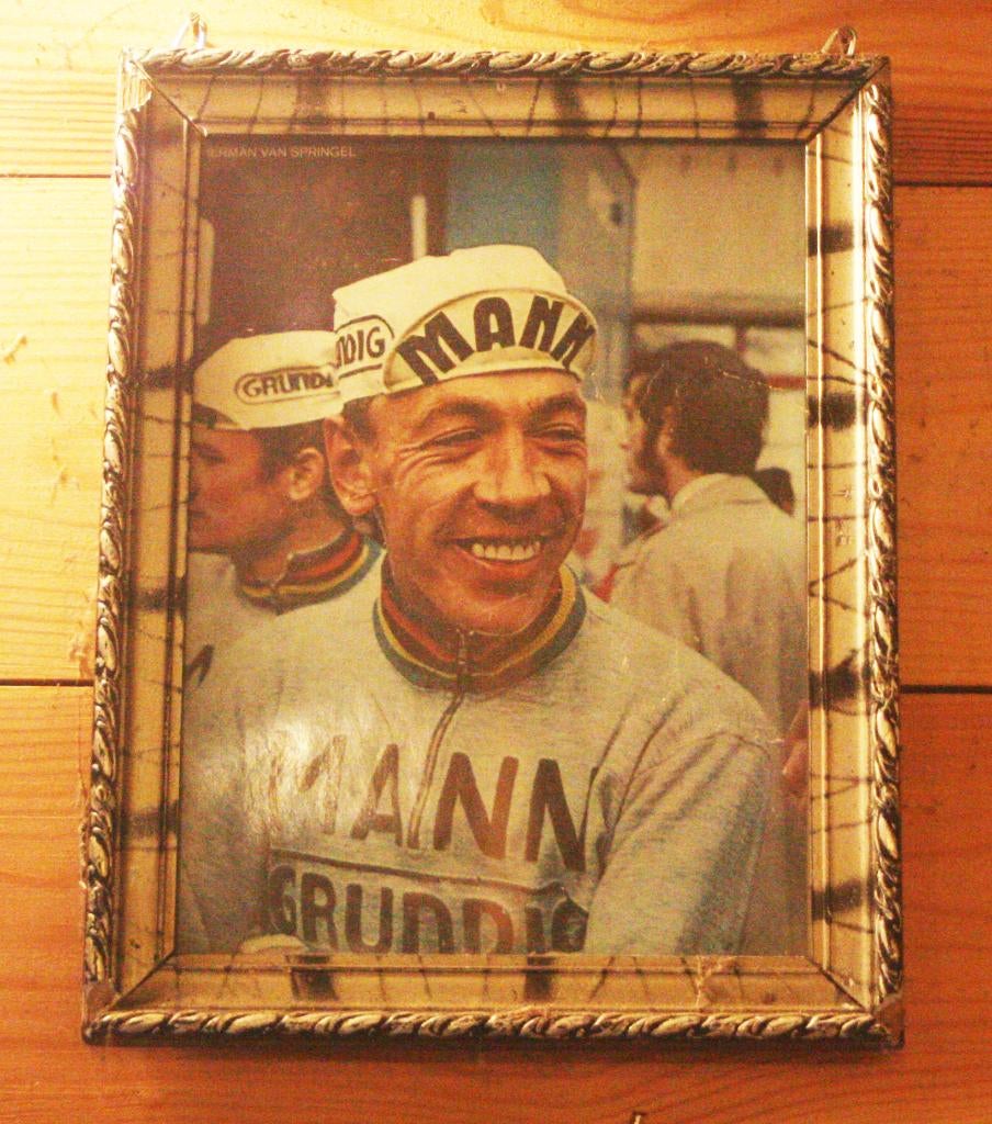Ingekaderde Foto Van Wielrenner Herman Vanspringel, Verzamelen, Ophalen of Verzenden, Gebruikt, Foto