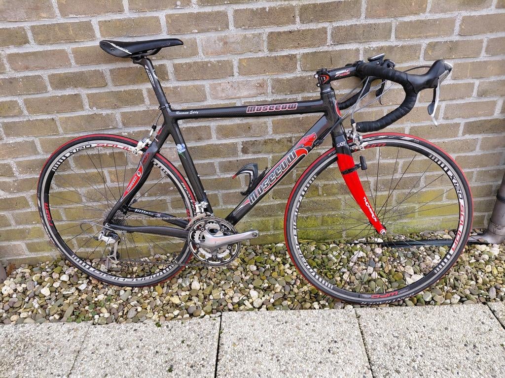 Full carbon Museeuw MF-1 racefiets // Shimano Dura-Ace groep, Fietsen en Brommers, Ophalen, 28 inch, Gebruikt, Carbon