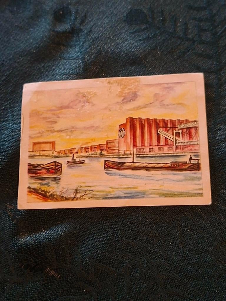 Prentje/Chromo : De Volkswagen/Chocolade Jacques, Collections, Photos & Gravures, Utilisé, Gravure, Autres sujets/thèmes, Enlèvement ou Envoi